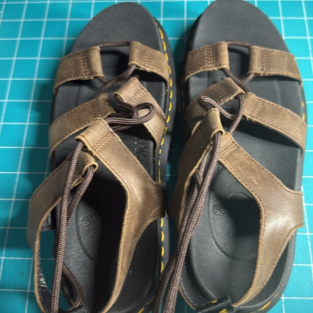 Dr. Martens Nartilla Flatform Sandals Soft Wair Comfortable Lace Up Boho Size 9 - Picture 6 of 11